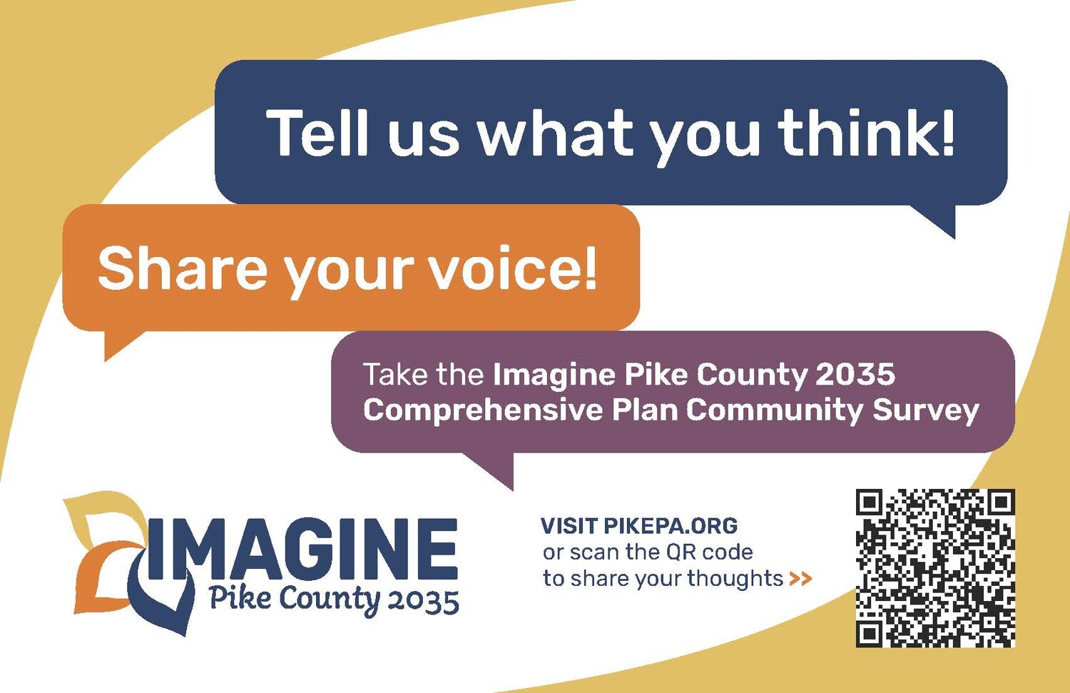What do you envision for the future of Pike County, PA? Complete the Pike County 2035 Comprehensive Plan Community Survey to share your top priorities by May 31...
